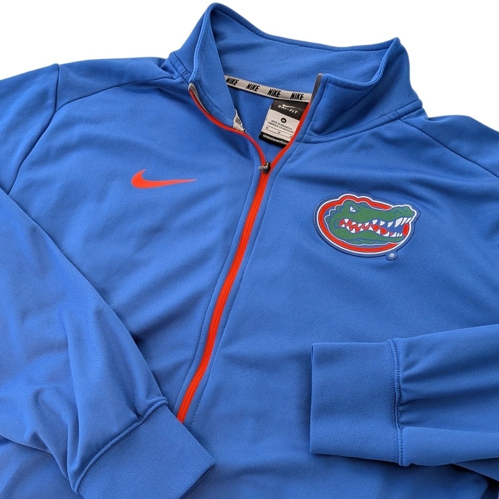 Nike Florida Gators Dri-FIT Media Pocket Full Zip Jacket Men M Blue 697545